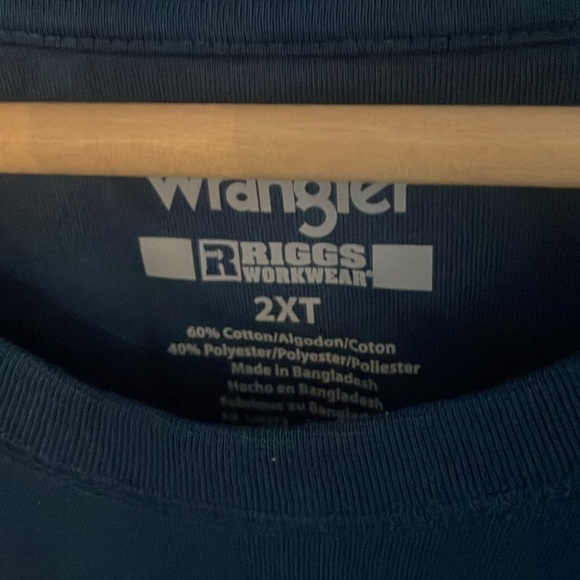Wrangler Riggs Workwear long sleeve t-shirt size XX TALL - Picture 2 of 4
